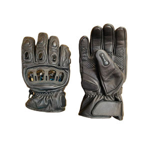 Winter Leather Motorbike <b>Gloves</b> Windproof Waterproof <b>Touchscreen</b> Full Finger Training <b>Gloves</b> with Knuckle Protection - Product Image 1