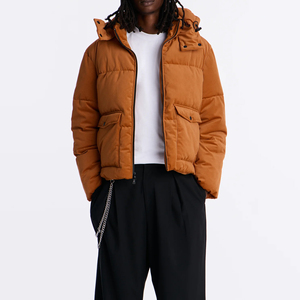Men Puffer <b>Jacket</b> Premium Winter Clothing Lightweight Quilted Insulated Coat Warm Comfortable Water Resistant Outerwear OEM - Product Image 1