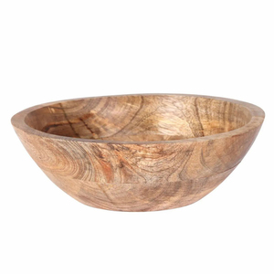 Handmade Natural Acacia <b>Wood</b> Serving Bowl Durable Eco-Friendly Fruit & Salad Mixing Bowl <b>Rustic</b> Kitchen & <b>Dining</b> <b>Table</b> Decor - Product Image 4