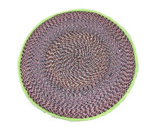 Sous-verre rond tressé en corde de coton et polyester haute densité fait main, tapis de table pour la maison, le bureau et les restaurants - Product Image 5