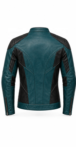 Chaqueta de Motocicleta de Cuero Edición Signature |   Té Negro Borgoña Marrón |   Fabricante OEM ODM |   Diseño de Calidad Premium | - Product Image 2