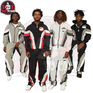 Survêtement en nylon automne 2026, personnalisable avec logo de marque, deux pièces, cordon de serrage, respirant, léger, coupe-vent, séchage rapide, pantalon taille haute - Product Image 3