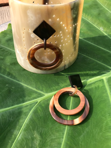 Pendientes artesanales de cuerno de búfalo ecológicos de primera calidad, diseño moderno de HF crafts - Product Image 6