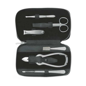 New Arrival Stainless Steel Professional Manicure Pedicure Kit 6 Pieces Mirror Finish Luxury <b>Box</b> Nail Cuticle Scissor Clipper - Product Image 4