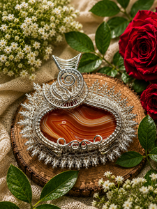 Bohemian Coper <b>Silver</b> <b>Wire</b> Wrapped Agate Pendant Charm <b>Silver</b> Plated Handwoven Natural Stone Oval Bezel Setting Unisex Gift - Product Image 4