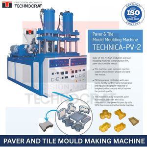 Máquina automática para fabricar adoquines entrelazados, material de PVC, bloque hueco de presión hidráulica, molde PLC, molduras Technocrat 1 - Product Image 3