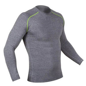 Premium <b>Men</b> Compression <b>Shirt</b> Custom Team Logo Breathable Quick Dry Activewear <b>Stretch</b> Fit For Workout And Fitness - Product Image 2