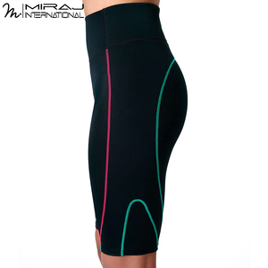 Shorts de compression de yoga haute performance pour femmes – Équipement d'entraînement athlétique personnalisé à taille haute pour les professionnels de la gym et du fitness - Product Image 4