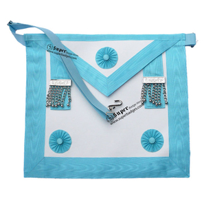 Delantal Masónico Personalizable al por Mayor con Cuello de Tela, Delantal Provincial para Ceremonias - Product Image 4