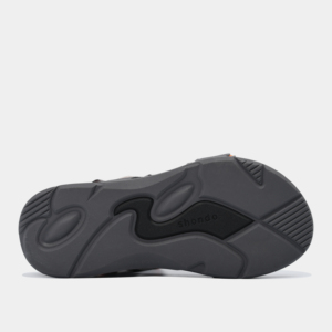 All-Season Casual <b>Platform</b> Sandals Unisex Dark Gray Lightweight with Open Toe & Removable Strap - Product Image 5