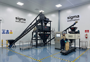 เครื่องผสมปูนแห้งอัตโนมัติ Sigma สำหรับงานก่อสร้างอุตสาหกรรม พร้อมเครื่องยนต์กำลังสูง 18600 วัตต์ 380 โวลต์ ใช้งานง่าย - Product Image 3