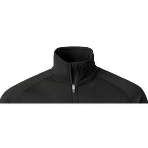 Men's Casual <b>Mandarin</b> <b>Collar</b> Knitted Fleece <b>Jacket</b> Full Zipper 100% Cotton Shell Filling Breathable Quick-Dry Eco-Friendly Front - Product Image 2