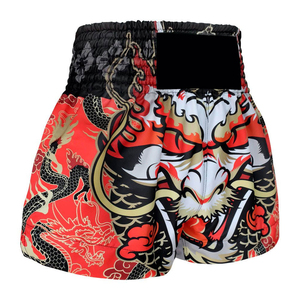 Personaliza Pantalones Cortos de Muay Thai para Hombre y Mujer, Diseña el Logotipo de tu Equipo, Pantalones Cortos de Boxeo, MMA, Kickboxing - Product Image 3