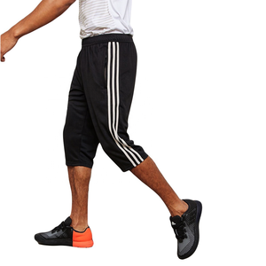 กางเกงขาสั้นสำหรับผู้ชายกางเกงสำหรับฤดูร้อนกางเกง2023ผ้าไนลอนยาว3/4ระบายอากาศได้ดีแห้งเร็วสีดำสำหรับผู้ชาย - Product Image 2