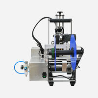 Machine d'étiquetage semi-automatique haute vitesse pour bouteilles de liquides, pour contenants en verre et en plastique, modèle 2026