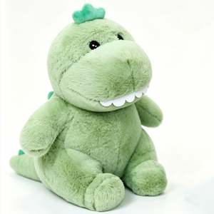 Personaliza el adorable peluche de dinosaurio verde, suave peluche de dinosaurio T-Rex, peluche de dinosaurio gordo. - Product Image 2