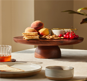 Support à gâteau en bois massif, plateau à gâteau en bois, support à gâteau au design de style réputé, prix de gros direct usine - Product Image 2
