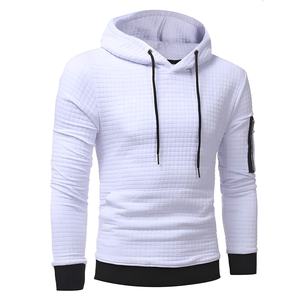 Sweat-shirt pour homme de haute qualité fabriqué au Pakistan, noir et blanc, vêtements d'hiver respirants et imperméables, 100% coton biologique et polyester - Product Image 5