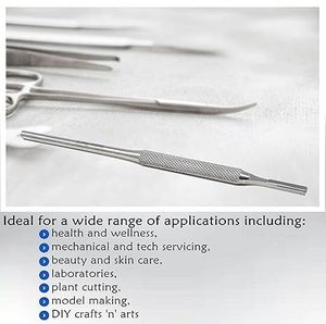 Cuchillo Quirúrgico de Acero Inoxidable de Grado Médico, Mango de Bisturí Clase I, Kit Quirúrgico Certificado CE, Cuchillo de Microcirugía Dental al por Mayor - Product Image 2