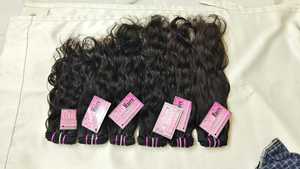 Paquete de Cabello Indio Virgen al Por Mayor a Precio de Fábrica, Extensiones de Cabello 100% Humano, Cabello Virgen de Proveedores, Cabello con Ondas Naturales - Product Image 2