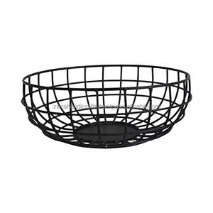 Black Customized Design Metal Fruits <b>Basket</b> <b>Table</b> Decor Home and Kitchen Decoration Food Storage <b>Basket</b> New Freshly Theme - Product Image 2