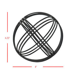 Escultura de Bola de Alambre de Hierro Hecha a Mano, Decorativa, de Alta Calidad, para Decoración del Hogar, Sala de Estar, Oficina, Mesa - Product Image 3