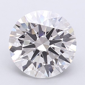 Diamant rond de 3,63 carats CVD D VVS2, excellente qualité de polissage, pierre cultivée en laboratoire, taille brillante incolore, étincelante, pour mariage - Product Image 1