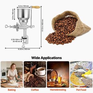 Moulin à grains domestique pour céréales, épices, grains de café et noix - Product Image 3