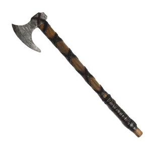 High Quality Industrial Stainless Steel Damascus Flat Backed Handmade Pizza Cutter <b>Axe</b> Head 20-Inch Rose <b>Wood</b> Handle - Product Image 4