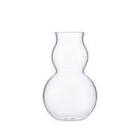 Nouvelle bouteille en verre créative de style chinois en forme de gourde pour infusion froide, bouteille transparente pour café infusé à froid, tasse à eau résistante à la chaleur