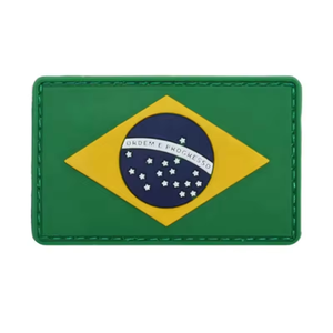 Custom 3D Embossed Rubber PVC <b>Sew</b>-<b>On</b> <b>Patches</b> with Nonwoven Felt Fabric for Clothing - Product Image 2