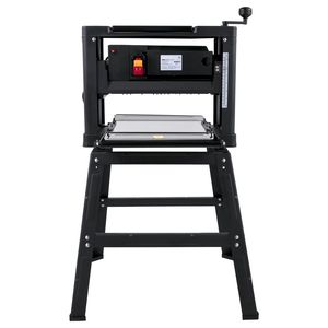 Pialla da banco per legno da 13 pollici, 2000W, 8000 giri/min, 15 AMP, con supporto pieghevole in ferro e scarico polvere, velocità di piallatura 6m/min per la lavorazione del legno - Product Image 1