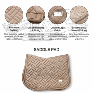 Tapis de selle de compétition pour chevaux, équipement d'équitation professionnel, vêtements d'équitation, tapis de selle pour saut d'obstacles et dressage - Product Image 6