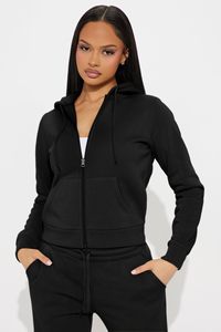 Nouveau design – Survêtement décontracté d'hiver pour femme avec capuche, haut court à manches longues et pantalon long - Product Image 4