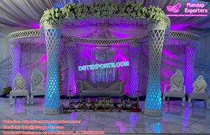 Mandados de boda de fibra tallada para interiores, conjunto de mandril de boda para interiores, envío exclusivo, nuevo diseñador - Product Image 5