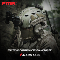 Casque tactique FMA Wholesale FALCON EARS FE-40 PRO - Protection auditive haute fidélité à réduction de bruit TB1490-A
