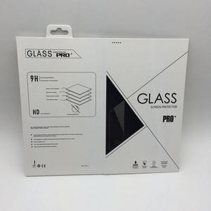 Caja de embalaje de vidrio templado personalizada para protectores de pantalla de teléfonos móviles, con ganchos de embalaje electrónicos. - Product Image 5