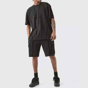 Shorts de sport pour hommes, coupe ample, respirants, en mesh, de haute qualité, avec logo imprimé sur mesure - Product Image 4