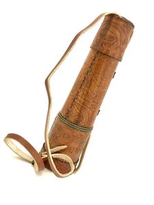 Télescope en laiton artisanal de style pirate avec étui de rangement en cuir, décoration de bureau maritime vintage - Product Image 4