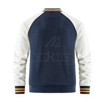 Veste universitaire pour homme de haute qualité à prix de gros, col montant, logo frontal, couleurs personnalisées, respirante, écologique, streetwear d'hiver