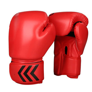 Guantes de Boxeo Rojos con Logotipo Personalizado al por Mayor, Guantes de Entrenamiento de Piel Sintética PU de 8oz–16oz para MMA, Muay Thai, Gimnasio y Fitness - Product Image 2