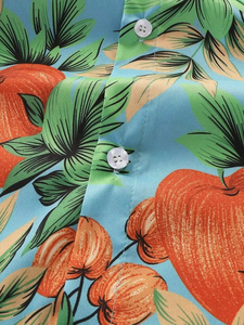 Camisa de Manga Corta para Hombre, Diseño Gótico Estampado, Divertida, de Poliéster/Algodón, Terciopelo, Verano, Tallas Grandes, Transpirable, Venta al Por Mayor - Product Image 4