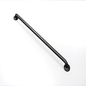 Barra de Agarre de Acero Inoxidable Negra para Montar en la Pared, 12 Pulgadas, Antideslizante, para Baño, Diseño Minimalista, Duradera - Product Image 1
