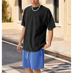 Comfortable Breathable <b>Light</b> Weight OEM Service Men acid Wash Summer Set New 2026 Model Wholesale Men Acid Wash Summer Set - Product Image 6
