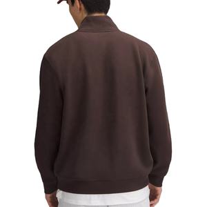 High Quality 100 Percent Cotton <b>Mens</b> 1/4 <b>Zip</b> <b>Sweatshirt</b> Custom Logo Womens Oversized <b>Half</b> <b>Zip</b> Casual <b>Sweatshirt</b> Embroidered - Product Image 6