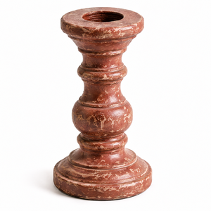 Porte-bougie en bois artisanal pour une décoration élégante de la maison, offrant un charme intemporel et une ambiance chaleureuse pour les espaces de vie. - Product Image 6