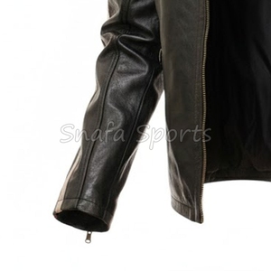 High Quality Men's Leather <b>Jackets</b> <b>Bomber</b> <b>Shearling</b> Sheepskin Winter Coat High Quality <b>Jacket</b> For Men - Product Image 4