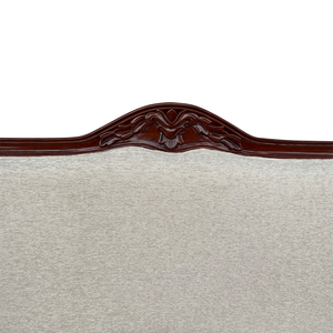 Waview 2-Seater Traditional Mahogany Wood Sofa with Carved Details Eco-Friendly & Durable for <b>Living</b> Room Use - Product Image 4