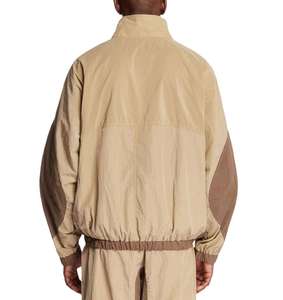 Men's Oversized Color Blocked <b>Windbreaker</b> Set Zipper Closure Stand Collar Waterproof <b>Windbreaker</b> Set - Product Image 2