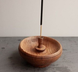 Floral Wooden Incense Stick Bowl With Ash Catcher For Aromatherapy Yoga Room Decor & Gifting Eco Conscious Home Decor Accessory - Product Image 5